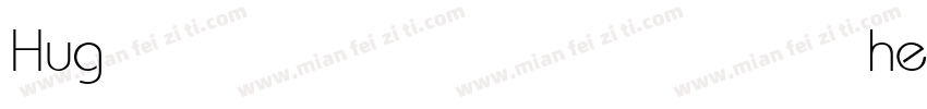 Hughe Light字体转换